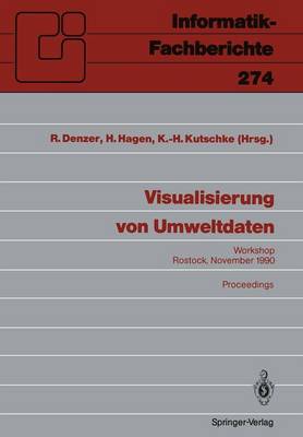 Visualisierung von Umweltdaten: Rostock, 20. November 1990 Proceedings