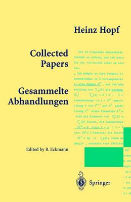 Collected Papers: Gesammelte Abhandlungen 2001 ed.