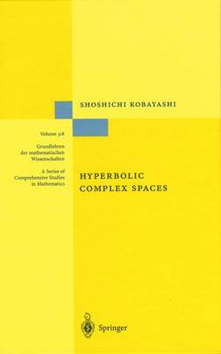 Hyperbolic Complex Spaces 1998 ed.