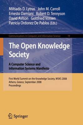 Open Knowledge Society: A Computer Science and Information Systems Manifesto 2008 ed.