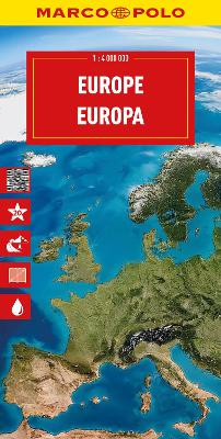Europe Marco Polo Map Bilingual edition
