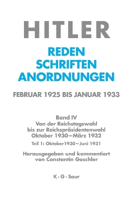 Oktober 1930 - Juni 1931