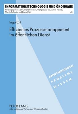 Effizientes Prozessmanagement Im Oeffentlichen Dienst: Ein Ansatz Fuer Effizientes E-Government