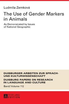 Use of Gender Markers in Animals: As Demonstrated by Issues of National Geographic New edition