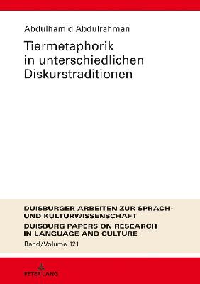 Tiermetaphorik in Unterschiedlichen Diskurstraditionen New edition