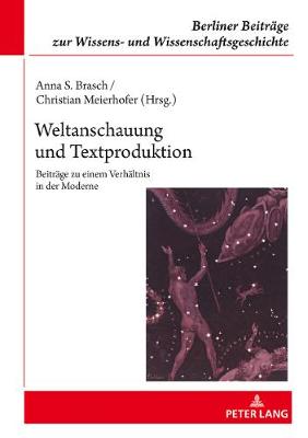 Weltanschauung und Textproduktion: Beitraege zu einem Verhaeltnis in der Moderne