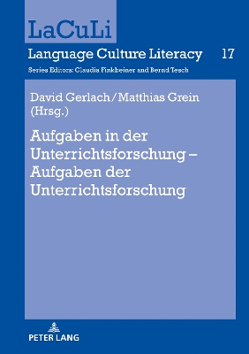 Aufgaben in der Unterrichtsforschung â€“ Aufgaben der Unterrichtsforschung
