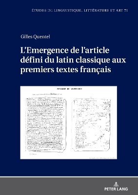 L''Emergence de l''article dÃ©fini du latin classique aux premiers textes franÃ§ais