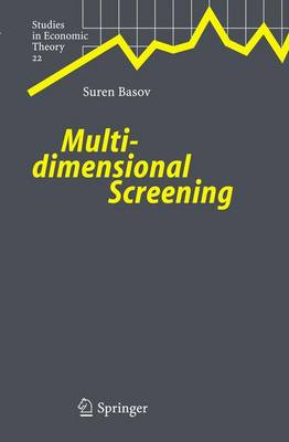 Multidimensional Screening Softcover reprint of hardcover 1st ed. 2005