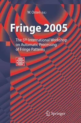 Fringe 2005: The 5th International Workshop on Automatic Processing of Finge Patterns Softcover reprint of hardcover 1st ed. 2006