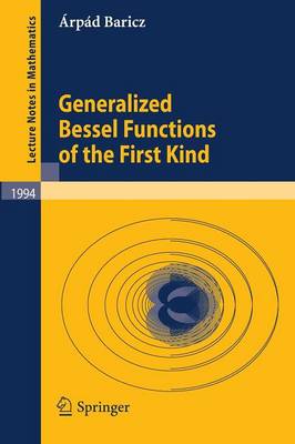 Generalized Bessel Functions of the First Kind 2010 ed.