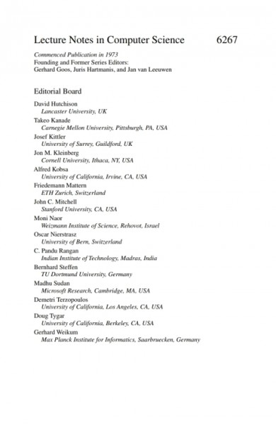 Electronic Government and the Information Systems Perspective: First International Conference, EGOVIS 2010, Bilbao, Spain, August 31 - September2, 2010, Proceedings