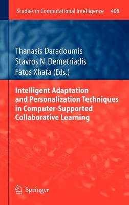Intelligent Adaptation and Personalization Techniques in Computer-Supported Collaborative Learning