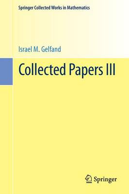 Collected Papers III Softcover reprint of the original 1st ed. 1989