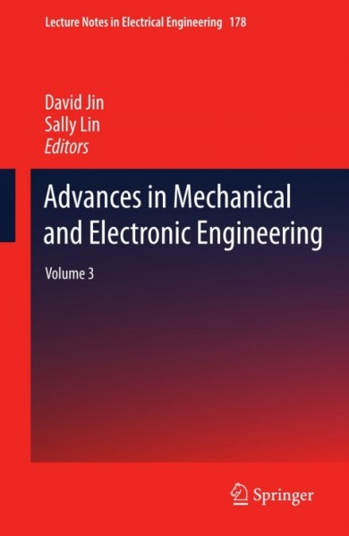 Advances in Mechanical and Electronic Engineering: Volume 3