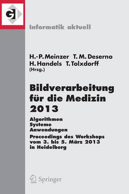 Bildverarbeitung fÃ¼r die Medizin 2013: Algorithmen - Systeme - Anwendungen. Proceedings des Workshops vom 3. bis 5. Marz 2013 in Heidelberg