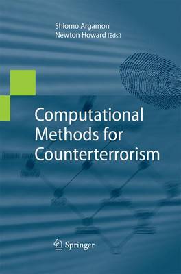 Computational Methods for Counterterrorism 2009 ed.