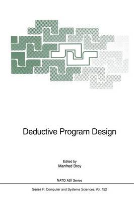 Deductive Program Design Softcover reprint of the original 1st ed. 1996