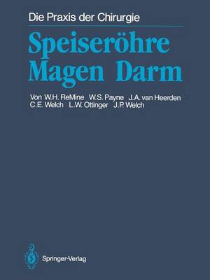 Speiseröhre Magen Darm Softcover reprint of the original 1st ed. 1987