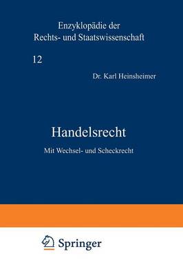 Handelsrecht: Mit Wechsel- und Scheckrecht