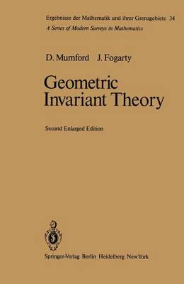 Geometric Invariant Theory Softcover reprint of the original 2nd ed. 1982