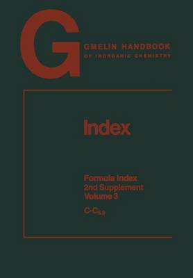 Index: Formula Index 8th ed. 1988
