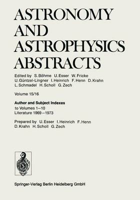 Author and Subject Indexes to Volumes 110 Literature 19691973 Softcover reprint of the original 1st ed. 1976
