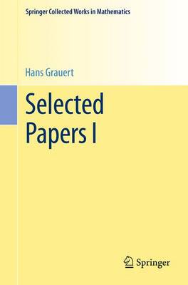 Selected Papers I 1994. Reprint 2014 of the 1994 edition