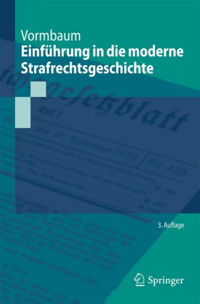 EinfÃ¼hrung in die moderne Strafrechtsgeschichte