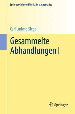 Gesammelte Abhandlungen I 1. Aufl. 1966, Reprint 2015 of the 1966 edition