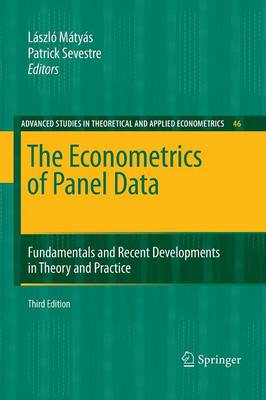 Econometrics of Panel Data: Fundamentals and Recent Developments in Theory and Practice Softcover reprint of the original 3rd ed. 2008