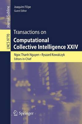 Transactions on Computational Collective Intelligence XXIV 1st ed. 2016