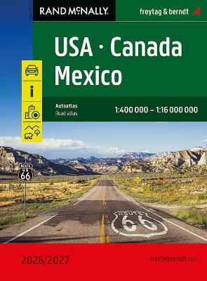 USA - Canada - Mexico Road Atlas 2026/2027: Powered by Rand mcNally 1:400k - 1:16 million scale 2026 New edition
