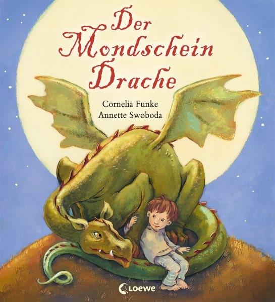 Der Mondscheindrache: Bilderbuch zum Vorlesen mit farbigen Illustrationen fur Kinder ab 4 Jahren