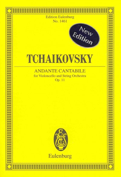 Andante Cantabile, Op. 11: For Cello and String Orchestra Study Score
