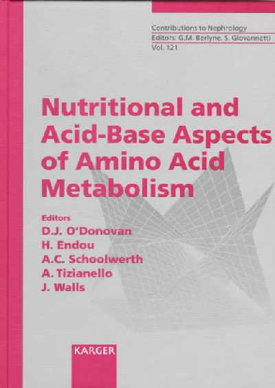 Nutritional and Acid-Base Aspects of Amino Acid Metabolism: 7th International Ammoniagenesis Workshop, Galway, May 1996
