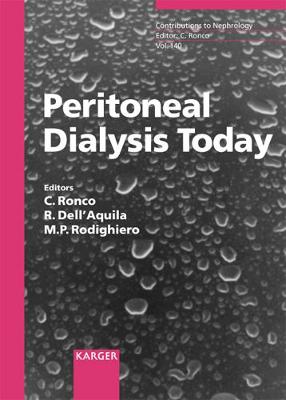 Peritoneal Dialysis Today: 8th International Course on Peritoneal Dialysis, Vicenza, May 2003:  Proceedings