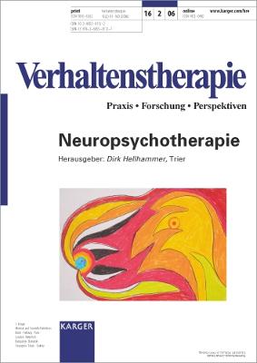 Neuropsychotherapie: Themenheft: Verhaltenstherapie 2006, Band 16, No. 2