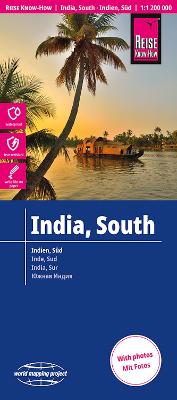 India South Map 1:1,200,000 scale: World Mapping Project New edition