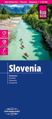 Slovenia Map 1:185,000 scale: World Mapping Project New edition