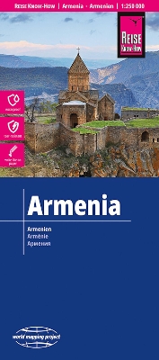Armenia Map 1:250,000 scale: World Mapping Project New edition