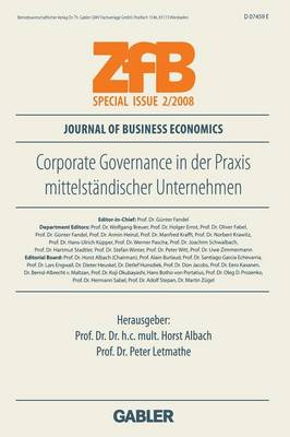 Corporate Governance in der Praxis mittelständischer Unternehmen 2008 ed.