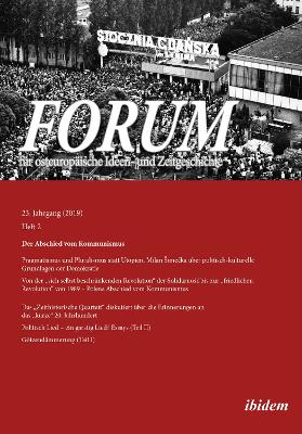 Forum fÃ¼r osteuropÃ¤ische Ideen- und Zeitgeschichte: Jahrgang 23,2