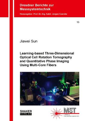 Learning-based Three-Dimensional Optical Cell Rotation Tomography and  Quantitative Phase Imaging Using Multi-Core Fibers