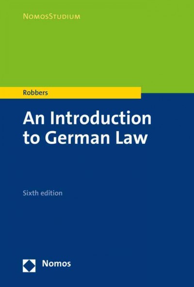 N Introduction to German Law 6th ed.