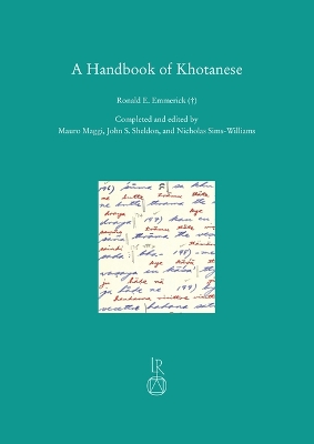 Handbook of Khotanese