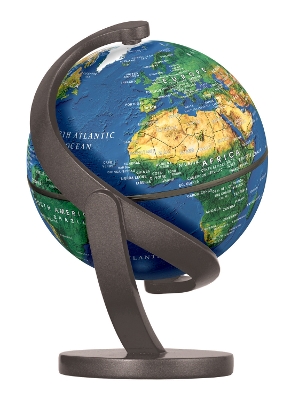 Physical World Globe 10cm: Compact, desk top world globe by Stellanova