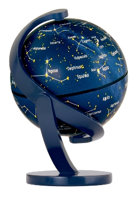 Stars Globe 10cm: Compact, desk top constellations globe by Stellanova