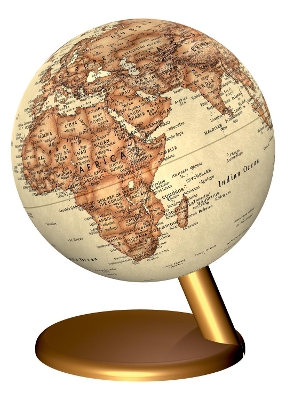 Antique Illuminated Globe 15cm: Antique Globe by Stellanova with USB port