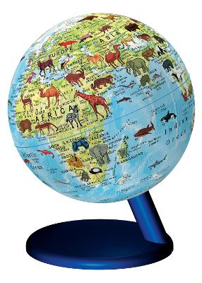 Animal Illuminated Globe 15cm: Animal Globe by Stellanova with USB port